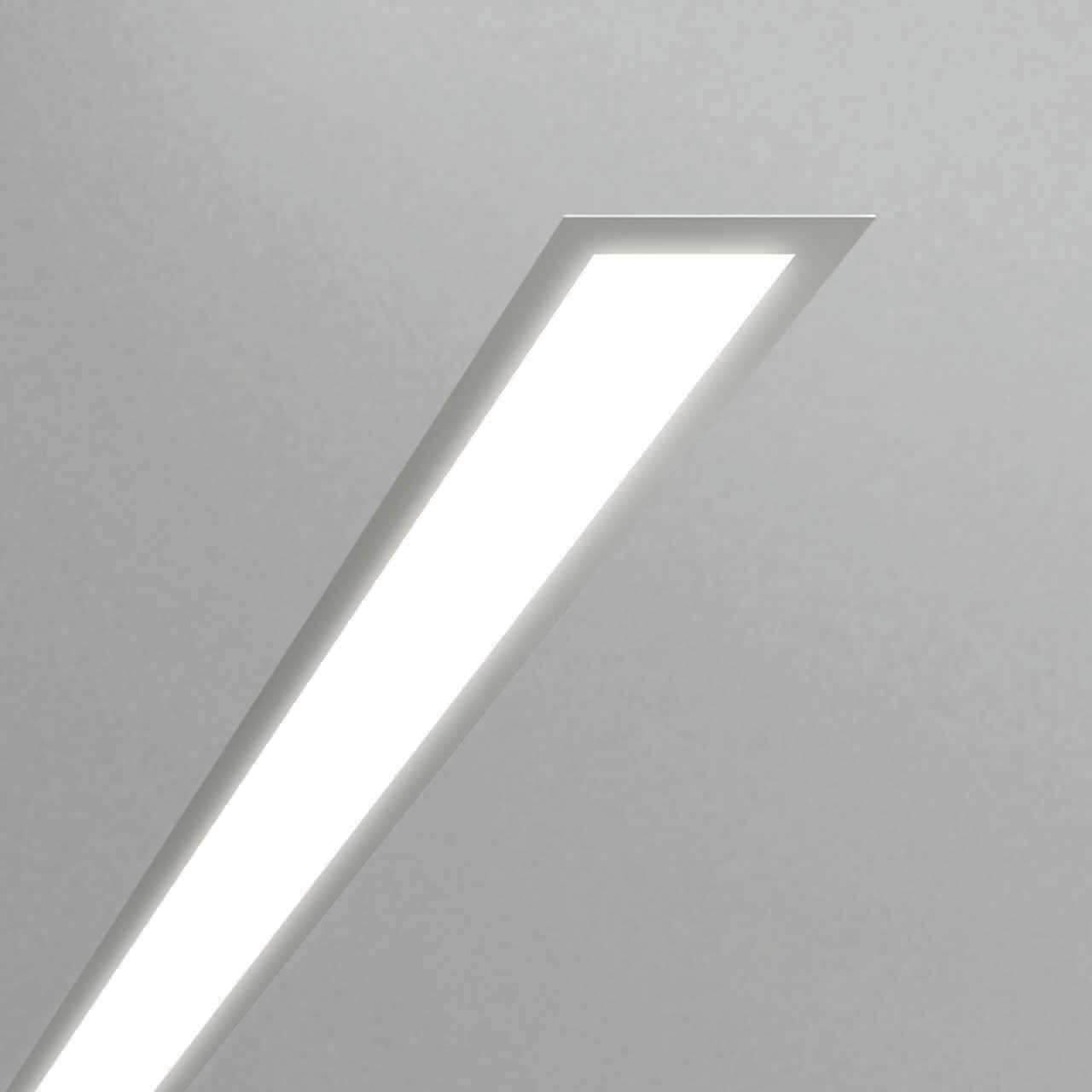 Линейный светодиодный встраиваемый светильник Elektrostandard 128см 25W 3000K матовое серебро (101-300-128)